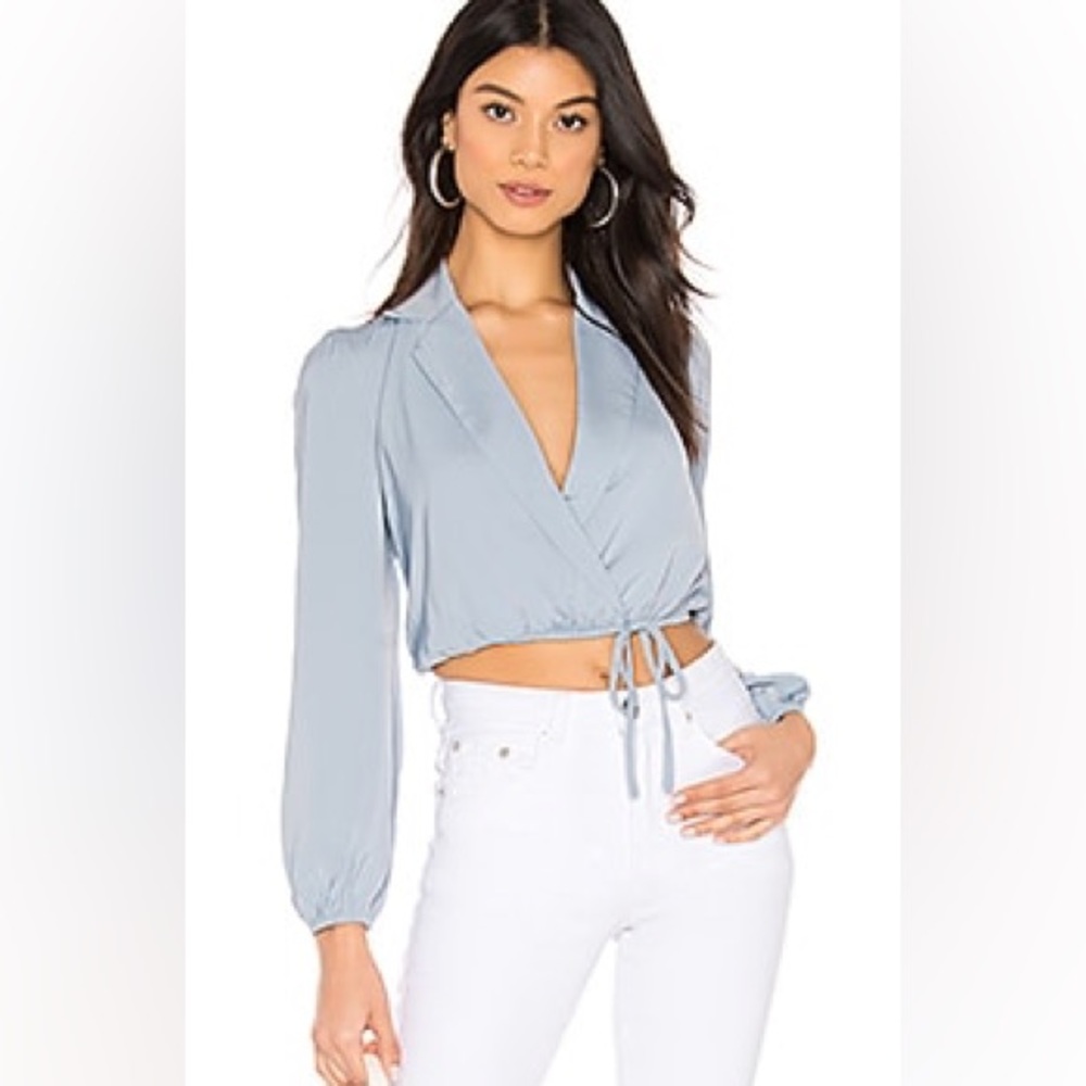 Revolve Superdown Jaira Wrap Tie Top